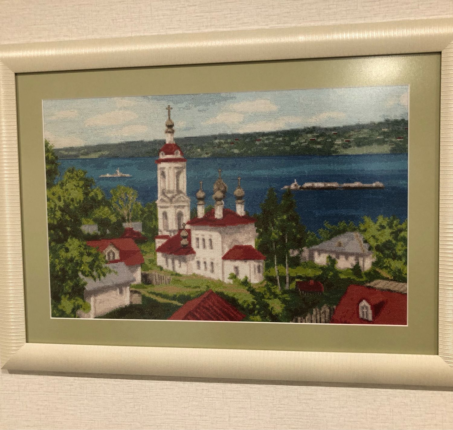 Плёс. Храм над Волгой (по мотивам картины В.Лаповка) в интернет ...