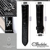 Украшения handmade. Livemaster - original item Crocodile strap 19 mm. Handmade.