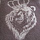 Полотенце махровое с вышивкой "Медведь с короной". Полотенца. NataliaNadia. Ярмарка Мастеров.  Фото №5