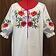 Women's embroidered blouse'Impression' LR3-025, Blouses, Temryuk,  Фото №1