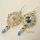 Серьги ручной работы из бисера и кристаллов Swarovski Полевые цветы. Серьги классические. Станицкая Светлана (украшения). Ярмарка Мастеров.  Фото №6
