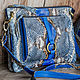 Bag genuine Python leather Natalie. Bag made of Python, Classic Bag, Denpasar,  Фото №1
