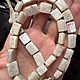 Бусы из беломорита «Белое море». Бусы. gemstone. Ярмарка Мастеров.  Фото №4