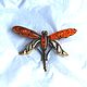 Brooch-pin: Brooch Dragonfly Ray, Brooches, Kaliningrad,  Фото №1