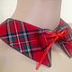 Collar with bow / plaid. Collars. ERIO SHOP. Online shopping on My Livemaster.  Фото №2