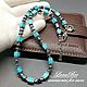 Чокер оберег с гематитом бирюзой Любовь и счастье. Чокер. accessories for men. Ярмарка Мастеров.  Фото №6