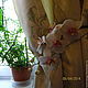 Зажим для штор "орхидейчики". Растения. Анастасия Гридасова (finefleur). Интернет-магазин Ярмарка Мастеров.  Фото №2