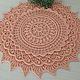  Рельефная салфетка "Алиса", 33см. Декоративные салфетки. Ольга Серова -knittingolgann (serovaolga2009). Ярмарка Мастеров.  Фото №5