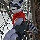 Soft toys: Raccoon, good friend. Toy handmade, Stuffed Toys, Samara,  Фото №1