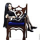 Кресло для куклы "Сказка". Мебель для кукол. Такуми БЖД (takumibjd). Ярмарка Мастеров.  Фото №6