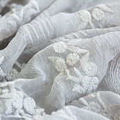 Шелковый платок HERMES из ткани италии  "Star" бирюзовый