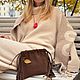 Кожаная сумка кисет с бахромой коричневая. Сумка через плечо. AUGUST BAGS. Ярмарка Мастеров.  Фото №5