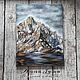 Интерьерная абстрактная картина, картина горы. Картины. Художница Anna Lama. Интернет-магазин Ярмарка Мастеров.  Фото №2