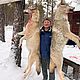 Заказать Шкура волка. Николай (Russian-wolf). Ярмарка Мастеров. . Ковры Фото №3