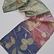  Batik scarf. Silk is a natural . Rainy!, Wraps, Riga,  Фото №1