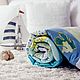 Aquarium quilt with embroidery-applique. Baby blanket. Fabric gifts from Natalia Abramova (glory4). Online shopping on My Livemaster.  Фото №2