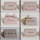 place cards from kraft paper, Card, St. Petersburg,  Фото №1