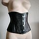 Корсет из натуральной кожи с бюском. Корсеты. Shi Corset (Анна). Интернет-магазин Ярмарка Мастеров.  Фото №2