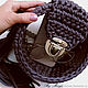 Little knit bag cross body 'Aquarium'. Case. By Margo. Online shopping on My Livemaster.  Фото №2