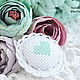 Knitted basket Marshmallow mint. Basket. Natalie crochet flowers. My Livemaster. Фото №4