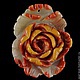 Продано."Каменный цветок". Шикарный резной кулон из цветного нефрита, Бусины, Москва,  Фото №1