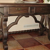 Деревянный стол из горного тополя № 15