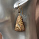 Earrings'fire-grass polymer clay. Earrings. AleksPolymer. Online shopping on My Livemaster.  Фото №2