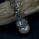 Pendant Pendant Silver with Natural stone Decoration Pendant with pearls, Pendant, St. Petersburg,  Фото №1