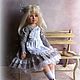 Текстильная кукла Лизонька. Интерьерная кукла. Кукольные Истории (alekseeva-dolls). Ярмарка Мастеров.  Фото №5