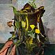  Шапка для сауны, бани " Пень",грелка   чайника. Шапки. Ольга. Интернет-магазин Ярмарка Мастеров.  Фото №2