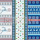 Новогодняя ткань вафельное полотно 100% хлопок для шитья. Ткани. КРАСОЧНЫЙ СОВЁНОК (colorfulhowlet). Ярмарка Мастеров.  Фото №6