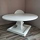 Order TABLES: Solid oak round table with rotating removable table top. Joinery in Altai. Livemaster. . Tables Фото №3