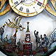 Wall clock Moscow with Tsar bell, handmade, in a box. Watch. Original wall clocks. My Livemaster. Фото №4