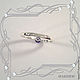 Ring 'Light style in silver' with amethyst. Rings. MaksimJewelryStudio. My Livemaster. Фото №4