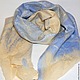 felted scarf sand blue. Scarves. allenclave. Online shopping on My Livemaster.  Фото №2