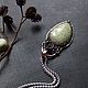 Заказать Dreams of spring (2) Кулон с апатитом. В гостях у Феечки (Ирина) Wire Wrap. Ярмарка Мастеров. . Кулон Фото №3