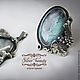 Кулон серебряный с агатом "Весенний туман". Подвеска. Авторские украшения SILVER BEAUTY. Интернет-магазин Ярмарка Мастеров.  Фото №2