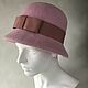  классический клош "Розовое ветер". Шляпы. EDIS | дизайнерские шляпы Наталии Эдис. Ярмарка Мастеров.  Фото №5