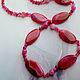Order Beads of agate Pink mood. nataligem (nataligem). Livemaster. . Necklace Фото №3