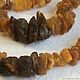 Order Beads from unprocessed solid Baltic amber, 50 cm. Mark Amberstein, sale amber products. Livemaster. . Necklace Фото №3