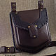 Hip and shoulder bag. Men\'s bag. YanKorS leather. Online shopping on My Livemaster.  Фото №2