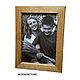 Фоторамка с подставкой.Багет40мм.А5 СТЕКЛО.15*21.Дуб. Фоторамки. WOODFACTURE. Интернет-магазин Ярмарка Мастеров.  Фото №2