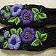 Order Mittens with embroidery 'Lilac sunset'. Marina Mishina. Livemaster. . Mittens Фото №3