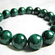 Order Malachite bracelet ' Mystery'. Beautiful gifts for the good people (Alura-lights). Livemaster. . Bead bracelet Фото №3