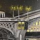 Картина маслом Первый снег в Санкт-Петербурге!. Картины. NastposArt. Ярмарка Мастеров.  Фото №6