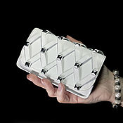 Сумки и аксессуары handmade. Livemaster - original item Tarot cards case: "VR X" case (White/silver). Handmade.