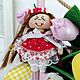 Мини игрушка: Миниатюрная кукла "Майя" в красном цвете, Мини фигурки и статуэтки, Шахты,  Фото №1