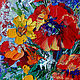 Order Poppies painting 'still life with Poppies and Strawberries' painting with poppies. Multicolor Gallery. Livemaster. . Pictures Фото №3