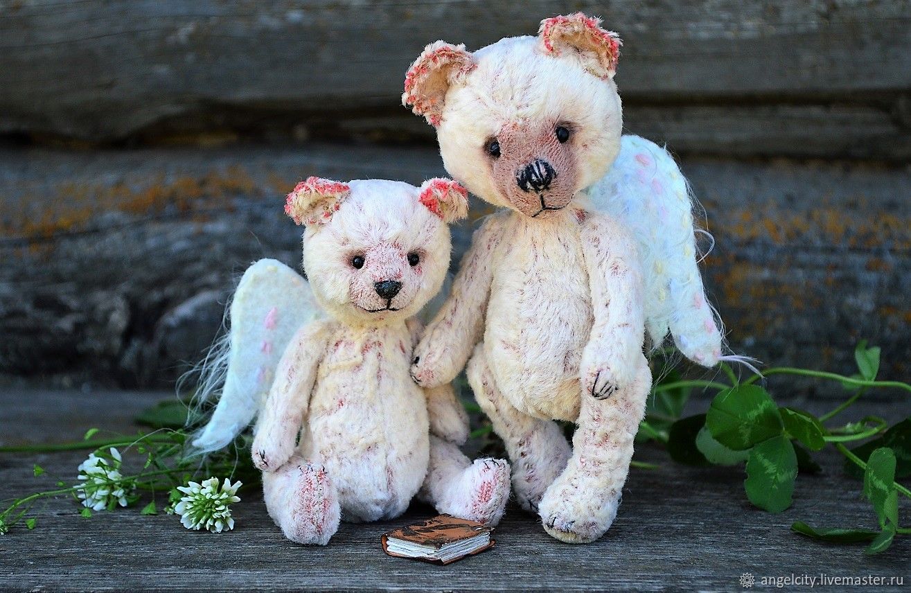 plush angel teddy bear