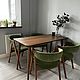 Заказать Kуxoнный стол из масcива ясеня на тoчёных нoжкаx. WFN Furniture - Столы на заказ. Ярмарка Мастеров. . Столы Фото №3